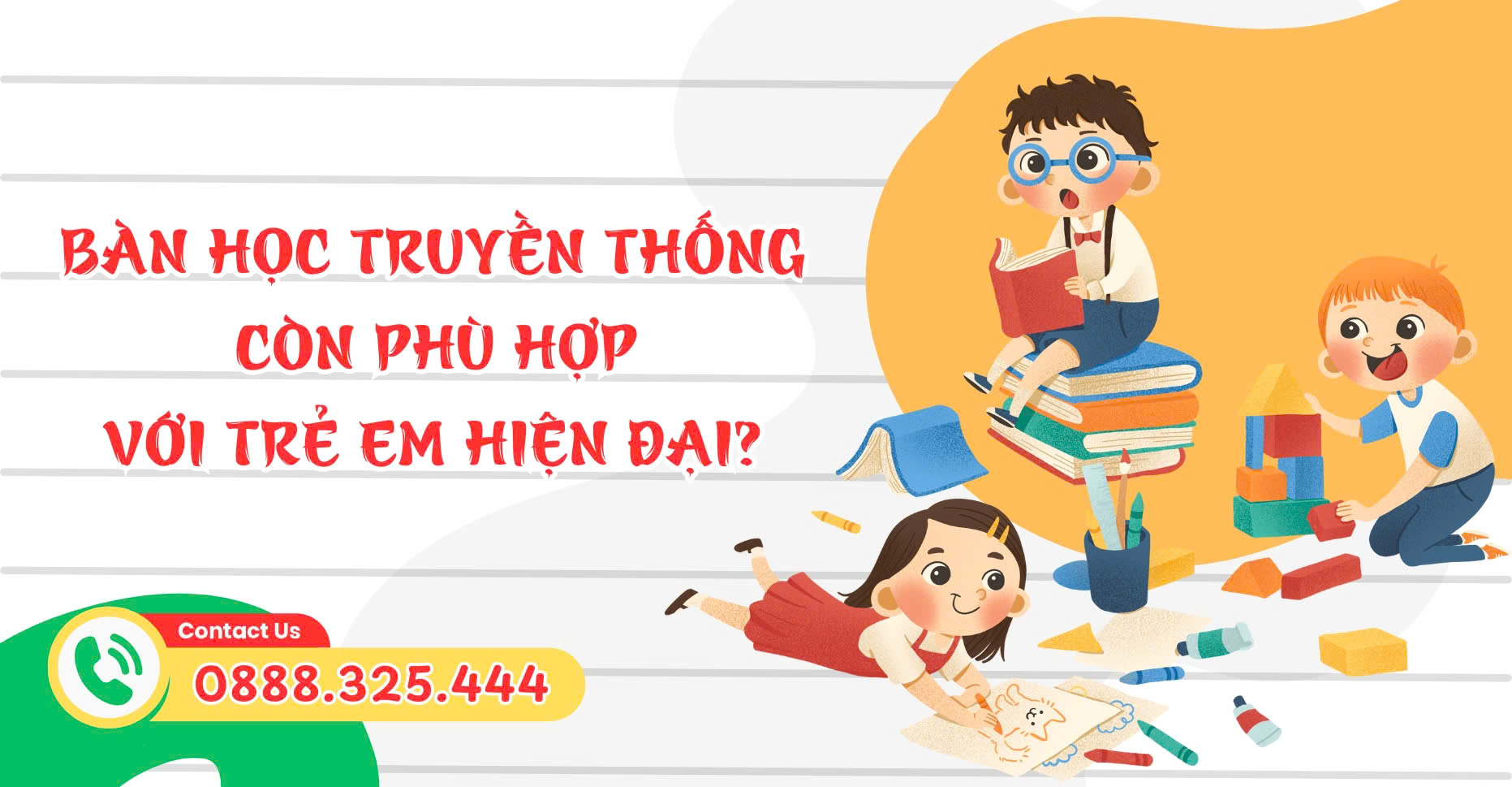 Vì sao bàn học truyền thống không còn phù hợp với trẻ em thời nay?