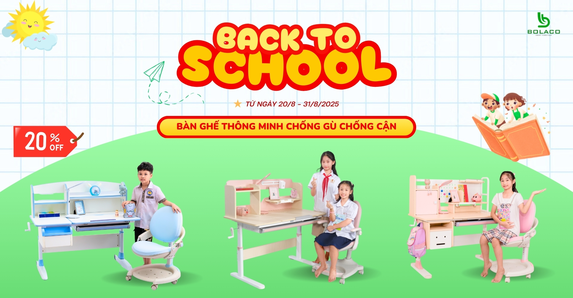 Back To School – Sale Cực Cool: Giảm Giá Siêu Ưu Đãi Mùa Tựu Trường