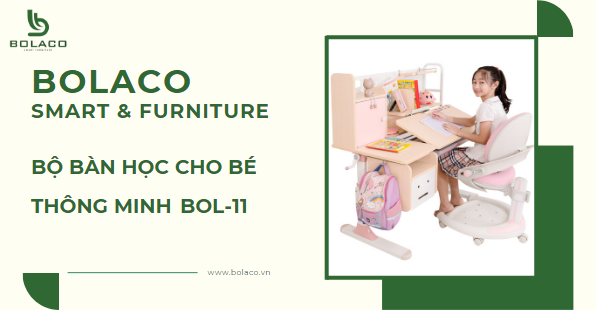 Bộ Bàn Học Cho Bé Thông Minh Đầy Đủ Tiện Ích