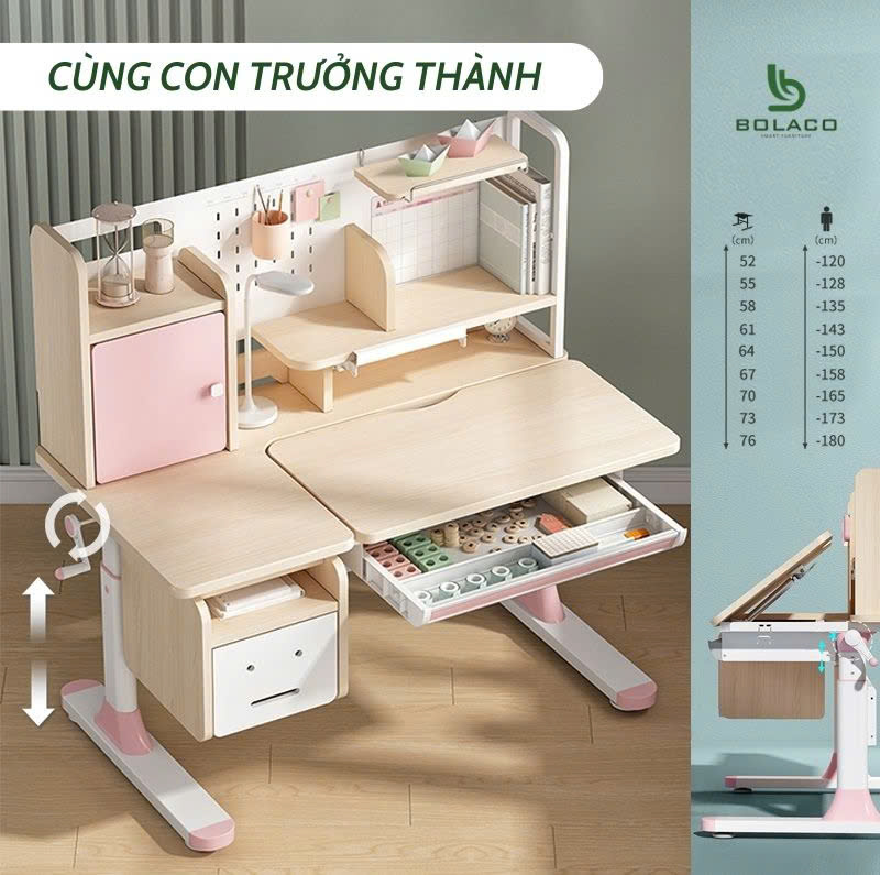 kệ sách học tập của bé