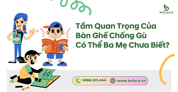 Lợi ích tuyệt vời của bàn ghế chống gù mang lại